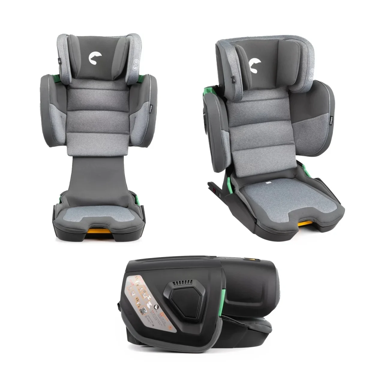 Kidnort Mane auto sjedište i-size 100-150cm grey