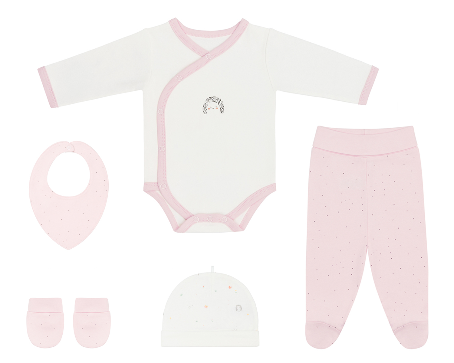 Komplet za novorođenčad 5pcs, Hedge Hugs