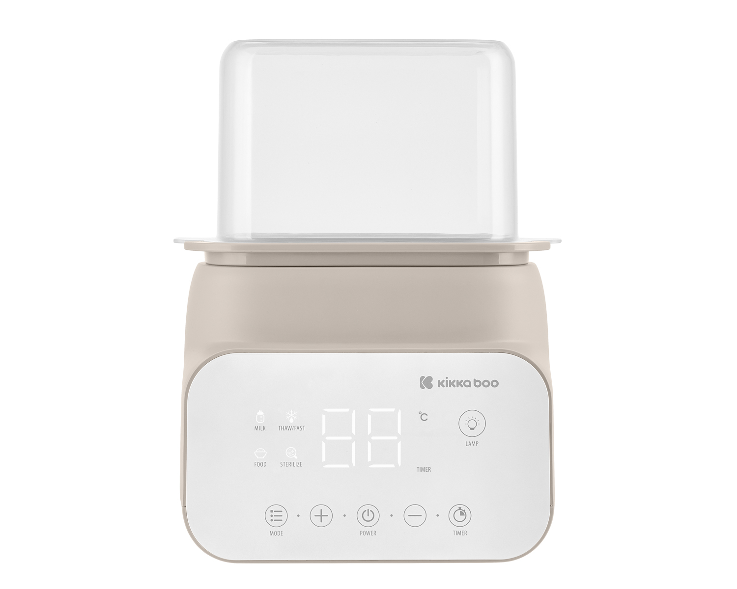 Kikka Boo Dvostruki grijač za flašice 4u1 Handy Beige