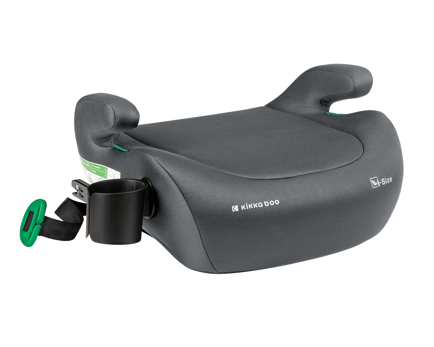 Kikka Boo booster 125–150 cm i-Tip 2 i-SIZE Dark Grey