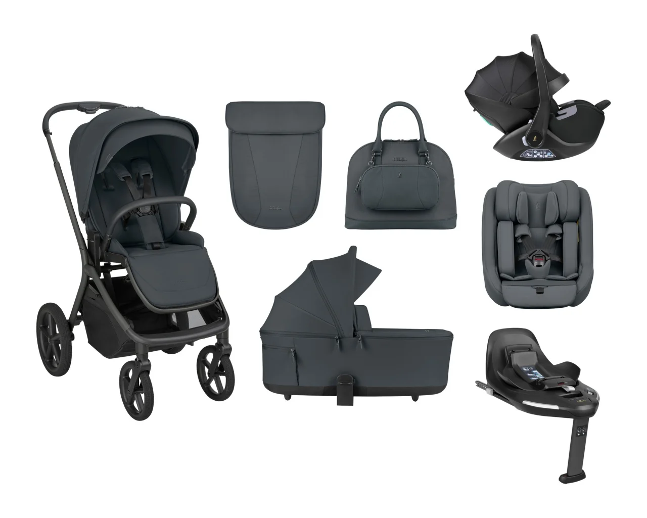 Kikka Boo Goya 5n1 bundle set Platinum Graphite