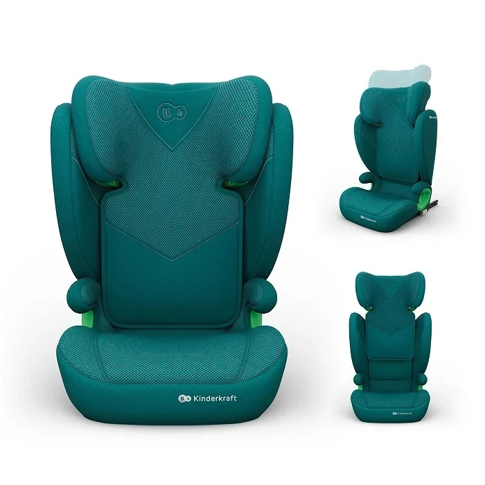 KINDERKRAFT AUTO SJEDIŠTE JUNIOR FIX 2 PLUS I-Size 100-150cm GREEN