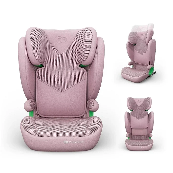 KINDERKRAFT AUTO SJEDIŠTE JUNIOR FIX 2 PLUS I-Size 100-150cm PINK