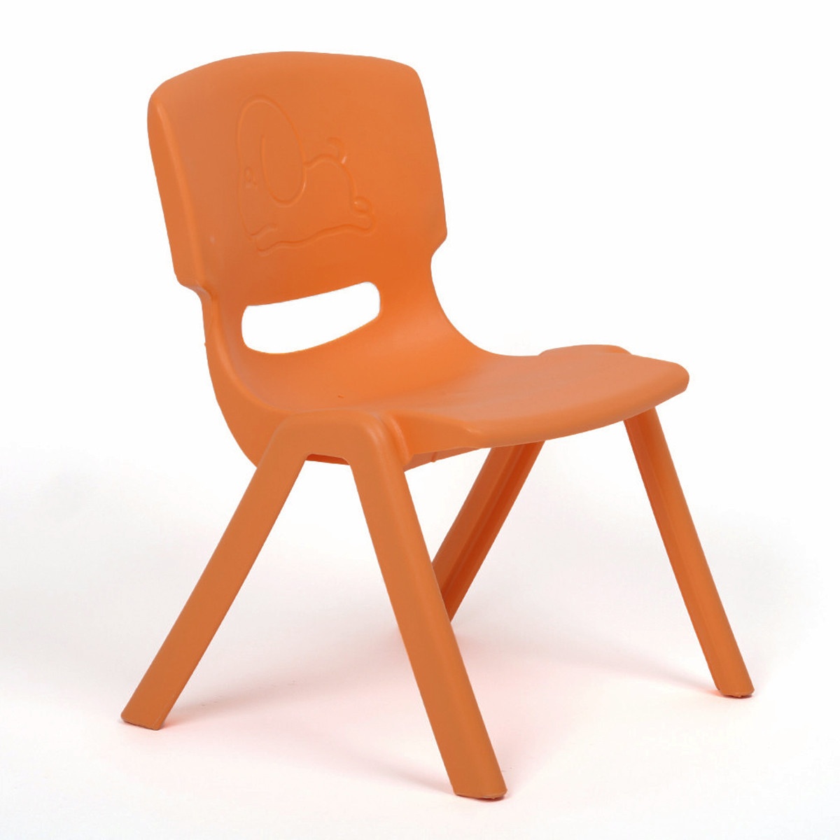 Jungle dječija plastična stolica orange