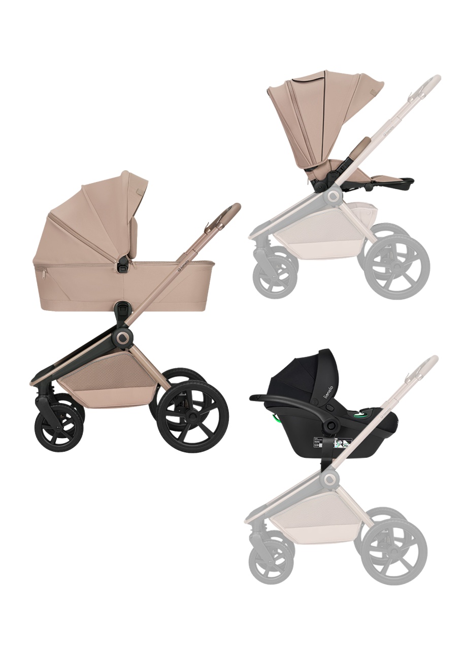 Lionelo Freya – kolica 3u1 Beige Sand