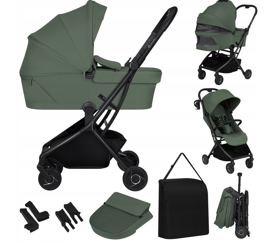 Lionelo Sia Flex – kolica 2u1 Green Emerald