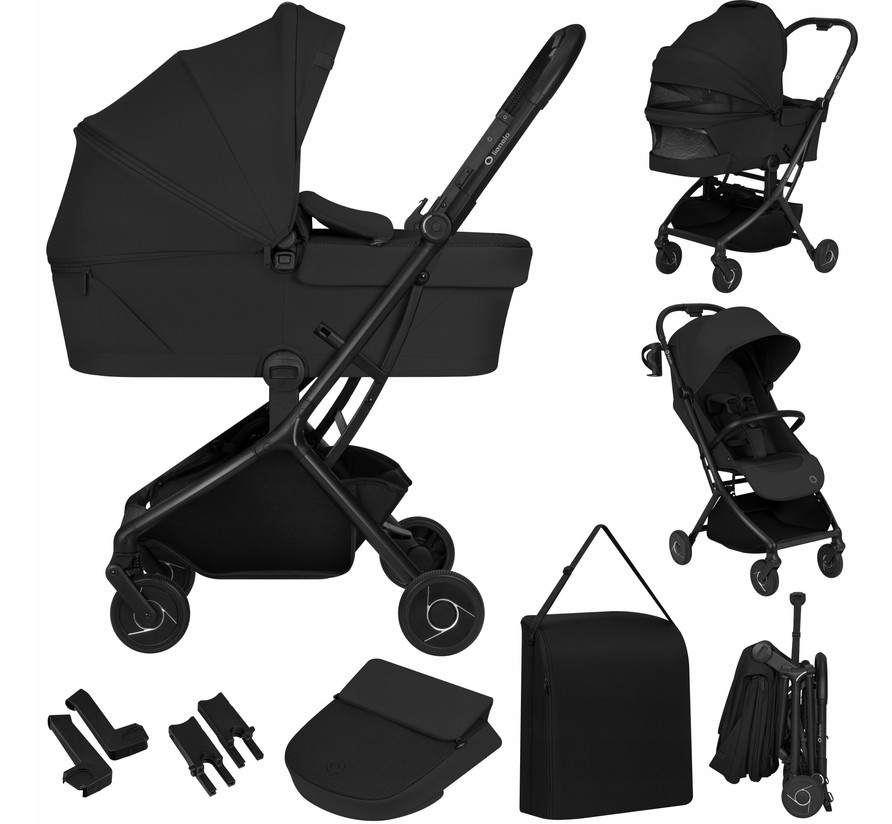 Lionelo Sia Flex – kolica 2u1 Black Onyx